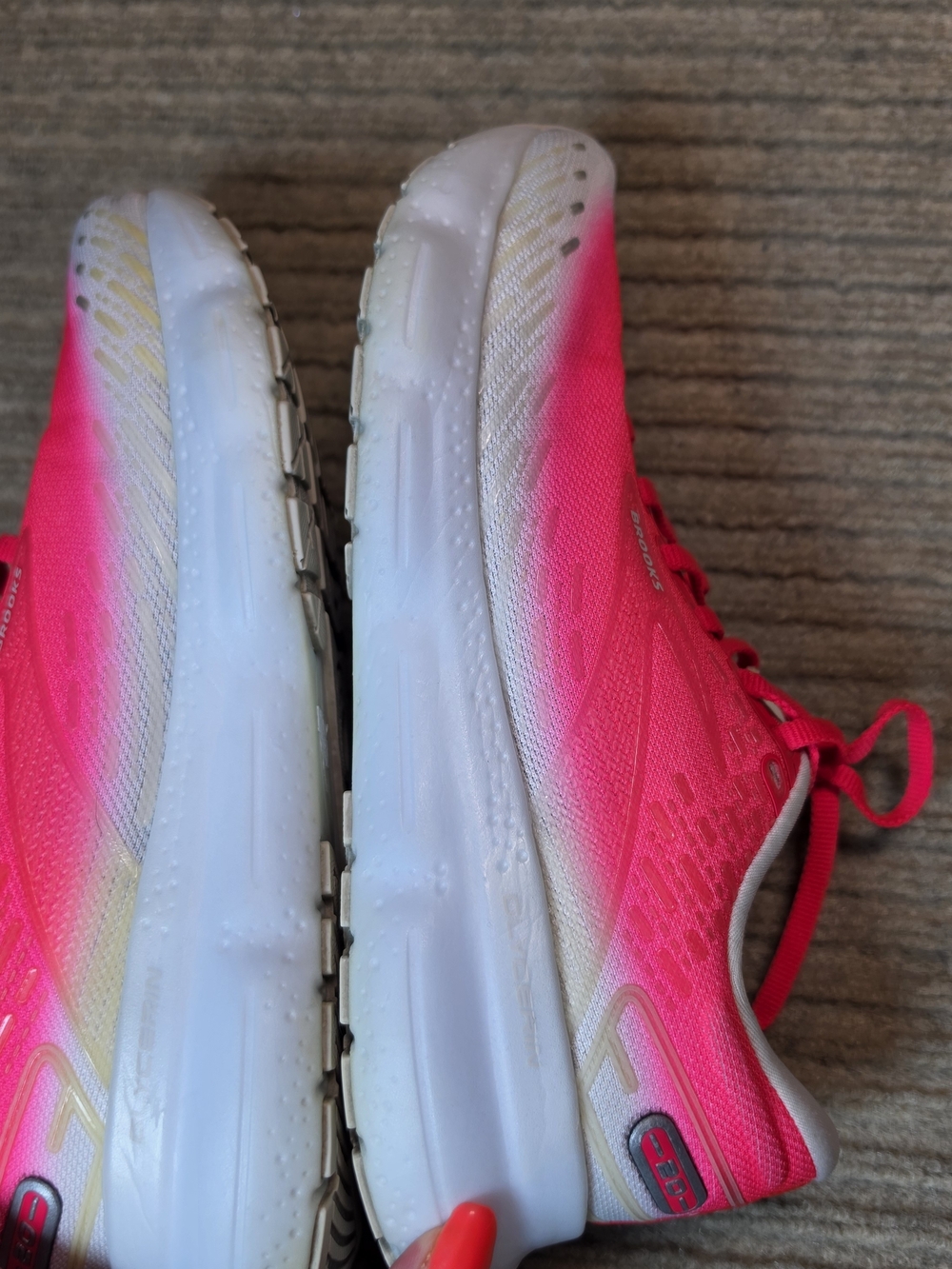 Brooks Glycerin 20 Running Shoes Women's 8.5 Diva Pink White 1203691B672 - Picture 8 of 9